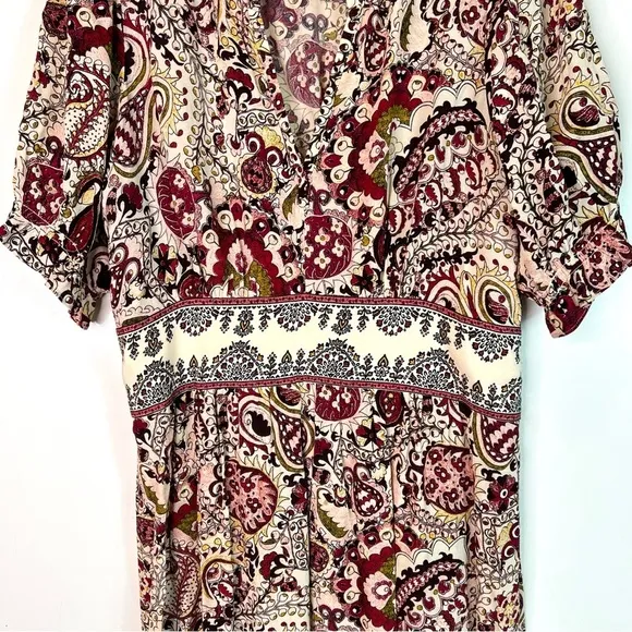 Ba&amp;sh Zael Printed Midi Dress Size US 8