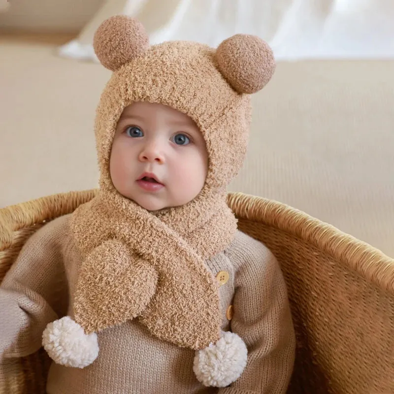 Baby Hats Scarf set for Winter