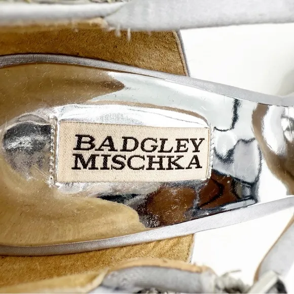 Badgley Mischka NWT Silver Harbor Crystal Embellished Pump, Size 11
