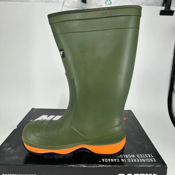 Baffin Boots Icebear (STP) Safety Toe &amp; Plate Mens 13 Rubber Work -58° F Rated