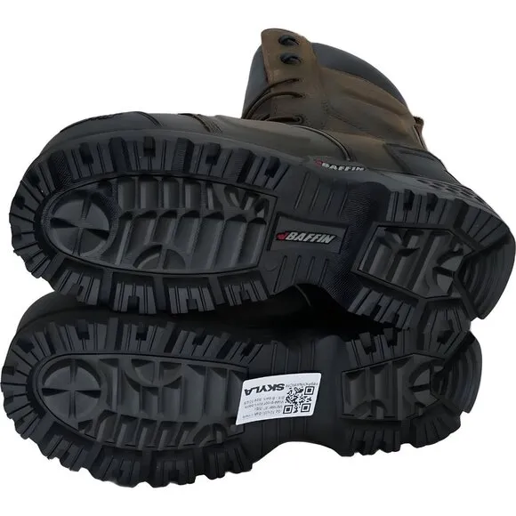 Baffin Men's Monster 8&quot; Work Boots, Waterproof, Brown, Size 10 US
