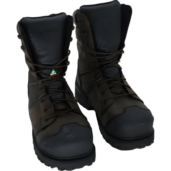 Baffin Men's Monster 8&quot; Work Boots, Waterproof, Brown, Size 10 US