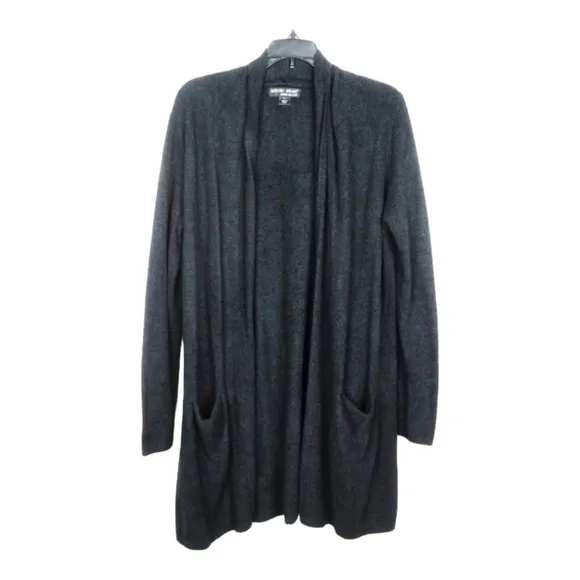 BAREFOOT DREAMS CozyChic Lite Long Cardigan Sweater Black 1X NEW Comfy