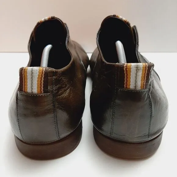 BARRATS 1890 \ Driving Slip-On Loafer Leather Shoes Deep Green Men's Sz US 8.5