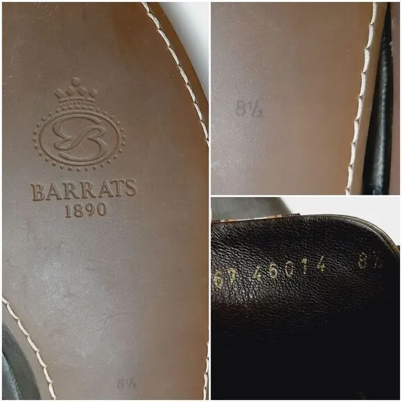 BARRATS 1890 \ Driving Slip-On Loafer Leather Shoes Deep Green Men's Sz US 8.5