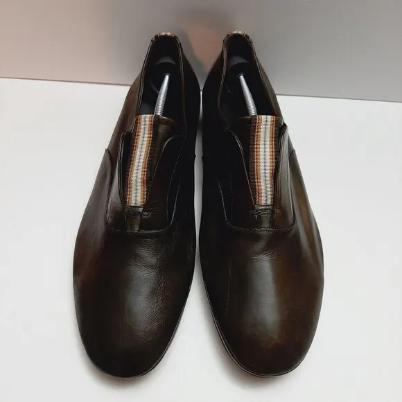 BARRATS 1890 \ Driving Slip-On Loafer Leather Shoes Deep Green Men's Sz US 8.5