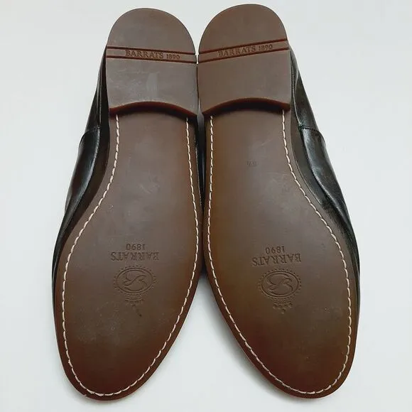 BARRATS 1890 \ Driving Slip-On Loafer Leather Shoes Deep Green Men's Sz US 8.5