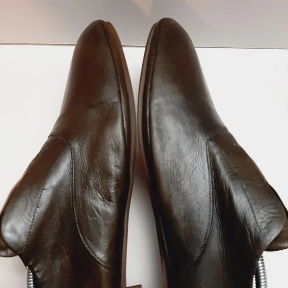 BARRATS 1890 \ Driving Slip-On Loafer Leather Shoes Deep Green Men's Sz US 8.5