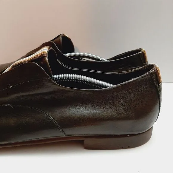 BARRATS 1890 \ Driving Slip-On Loafer Leather Shoes Deep Green Men's Sz US 8.5