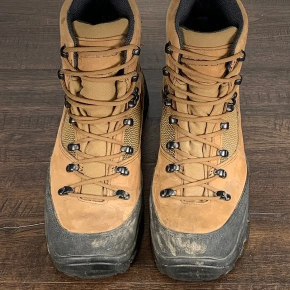 BATES Gore-TEX Hiking Boots Mens 8.5 EW Brown Leather Mid Lace Up Tactical Work