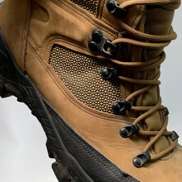 BATES Gore-TEX Hiking Boots Mens 8.5 EW Brown Leather Mid Lace Up Tactical Work