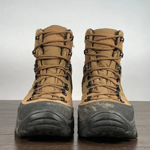 BATES Gore-TEX Hiking Boots Mens 8.5 EW Brown Leather Mid Lace Up Tactical Work