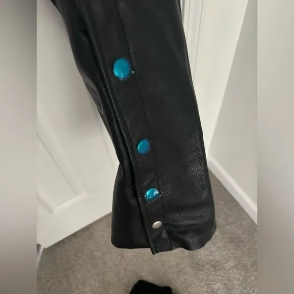 Beautiful leather unisex motorcycle chaps XL Vance Classic Black Biker