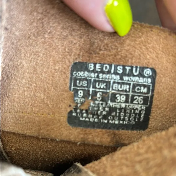 Bed Stu Distressed Leather Boots