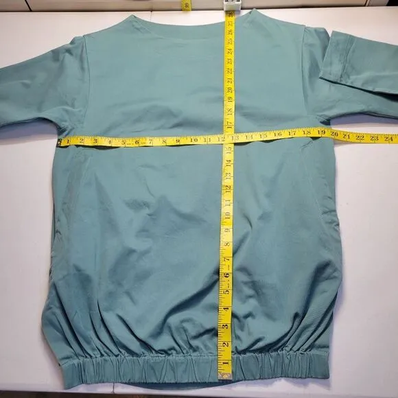 Beira Brazilian Designer Luxury Pullover Unisex Teal Monochromatic
