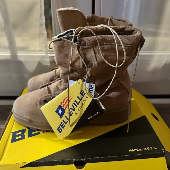 Belleville Tan Military Boots