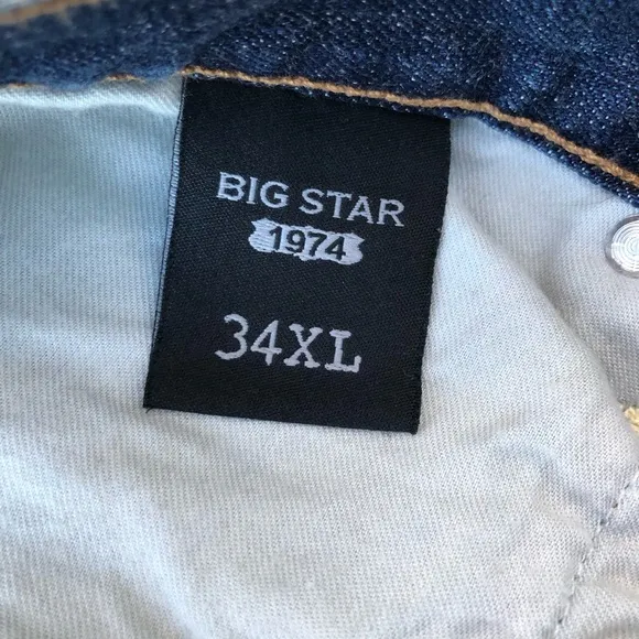 Big Star men’s jeans pioneer regular boot size 34XL