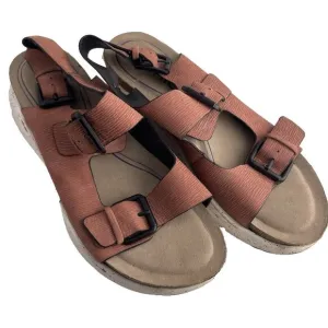 Bionica Olin-Dessert Rose‎ Slingback Wedge Sandals Women's Size 7.5 M