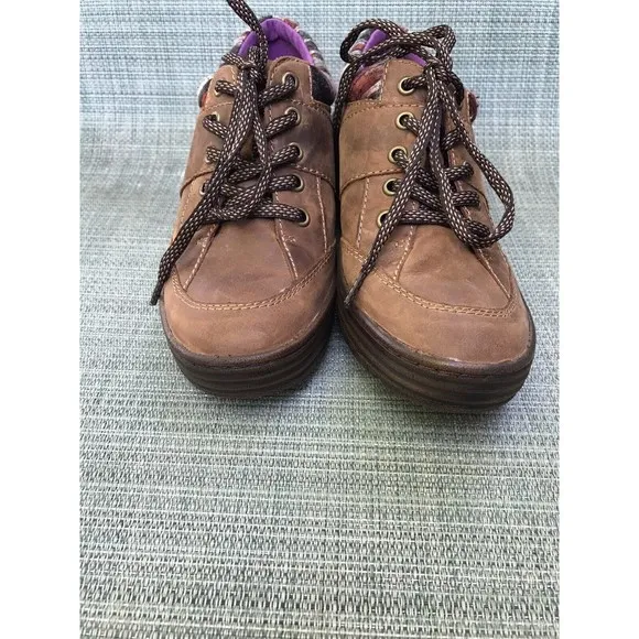 Bionica Womens Gervais wedge leather women Oxford shoes sneakers 9 M