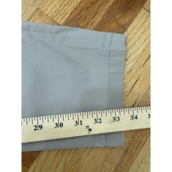 Birddogs Men's Pant Chino Straight Leg Flat Front Slash Pocket Cotton 32x34 Gray