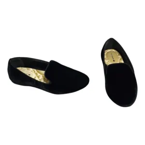 Birdies Black Velvet The Starling Shoes Loafers Women's Size 5.5 Flat Slip-on