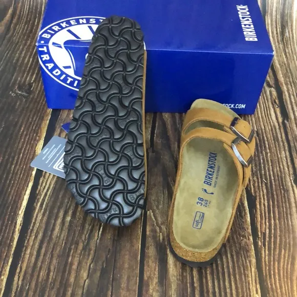 Birkenstock Arizona Mink Narrow Sandals with Adjustable Straps