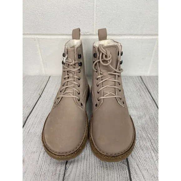 Birkenstock Bryson Shearling Boots Beige Taupe US L6 M4 EU37 Narrow Fit