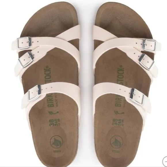 Birkenstock Franca Vegan Birkibuc - Light Rose women 10 New
