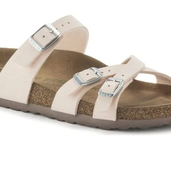 Birkenstock Franca Vegan Birkibuc - Light Rose women 10 New