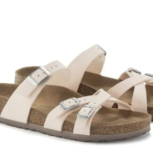Birkenstock Franca Vegan Birkibuc - Light Rose women 10 New