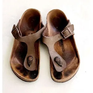 Birkenstock Gizeh Mocha Brown Kids Size 33 (2)