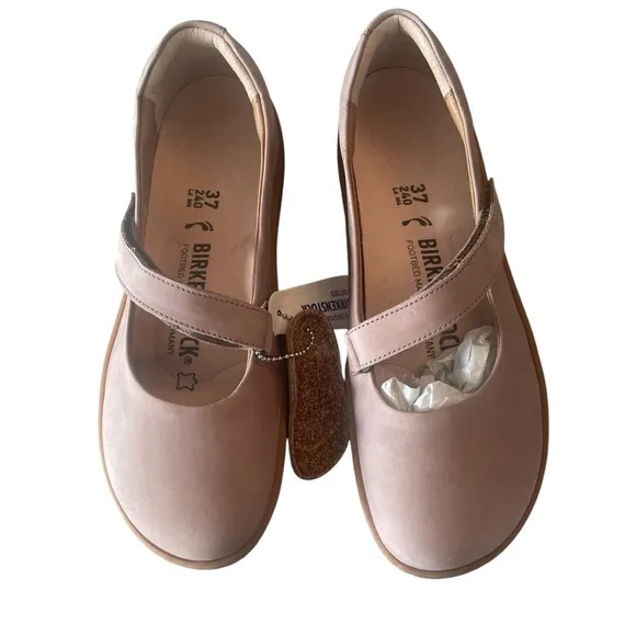 Birkenstock Lora Taupe Mary Jane Shoes Narrow Fit Size 6