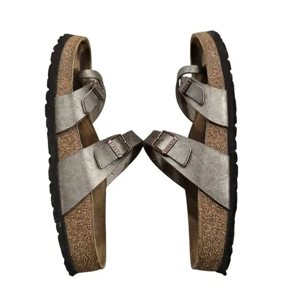 Birkenstock Mayari Leather sandals Size 42 Womens 11 Men's 9 Outdoor Buckle Stra