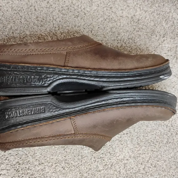 Birkenstock Women's Size 39/8us Narrow Brown Slip-On Shoes