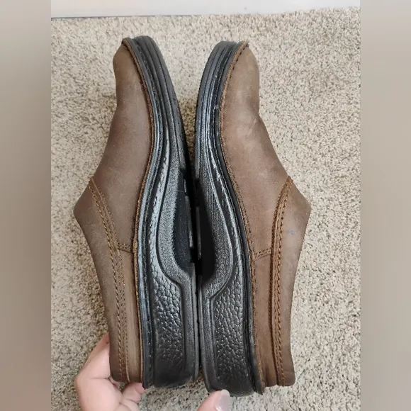 Birkenstock Women's Size 39/8us Narrow Brown Slip-On Shoes