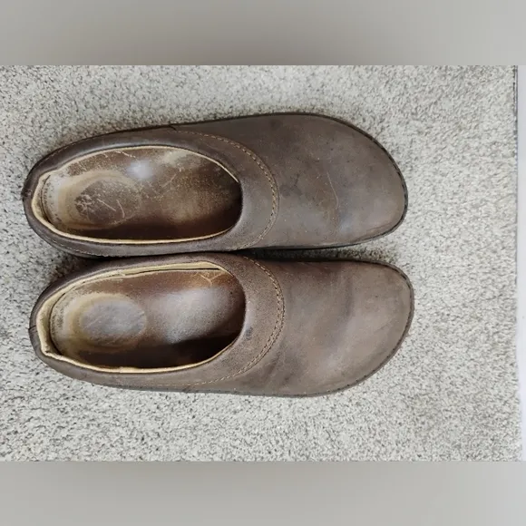 Birkenstock Women's Size 39/8us Narrow Brown Slip-On Shoes