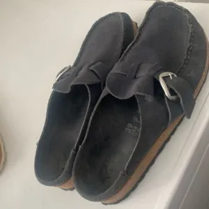 Birkenstock Buckley Womens clogs  slip on  suede leather color blue shoes 8