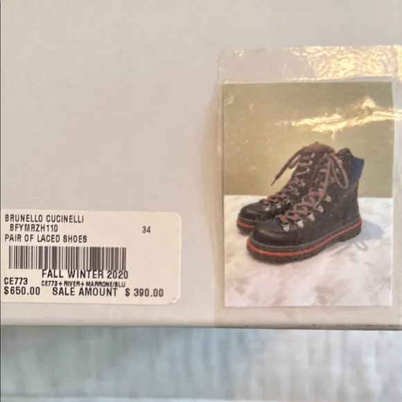 Black and Brown Lace-Up Boots