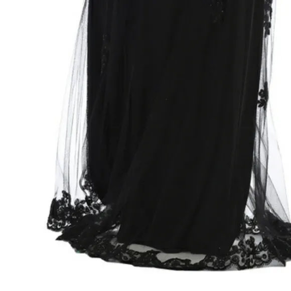 Black Formal dress,prom party bridesmaids pageant mother of the bride