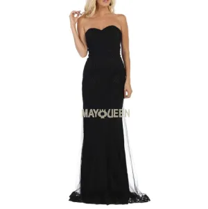 Black Formal dress,prom party bridesmaids pageant mother of the bride