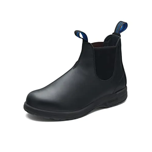 Blundstone 2241 Men's All-Terrain Thermal Series Waterproof Premium Leather Chelsea Boots with Insulated Shearling Footbed & Shock Absorption, Black, 12 US Men / 11 AU