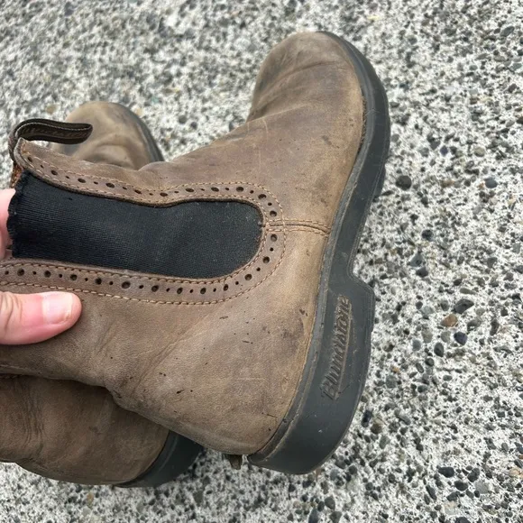 Blundstone awesome Rugged Brown and Black Combat Moto Boots