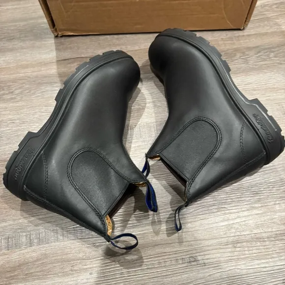 Blundstone BL 566 Thermal Waterproof Black Leather Chelsea Boots