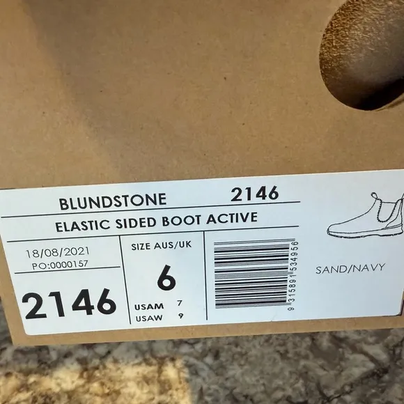 Blundstone Chelsea Suede Boots unisex mens 7 womens 9 brown pull on hike outdoor