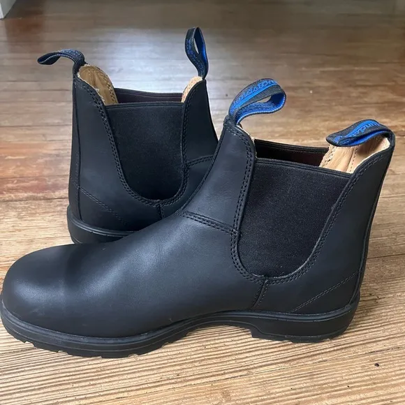 Blundstone Thermal Shearling Waterproof Black Chelsea Hiking Boot 11 566