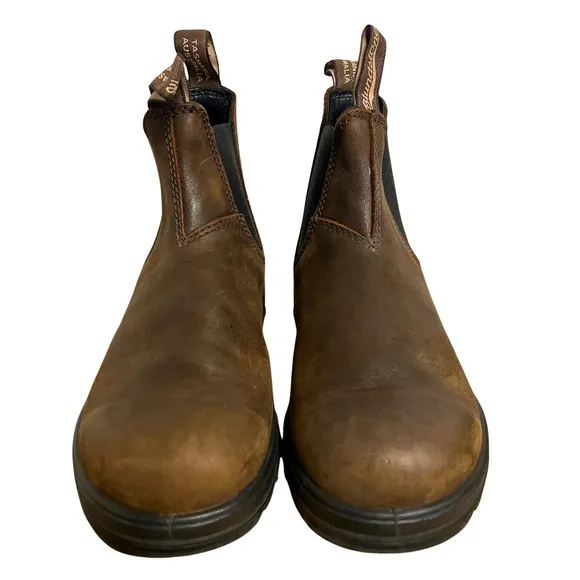 Blundstone Women’s Chelsea Boots Antique Brown Leather Size 8.5