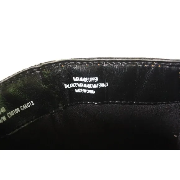 BOC BORN Boots Womens sz 8.5 Black Pebbled Leather Tall Flat*READ