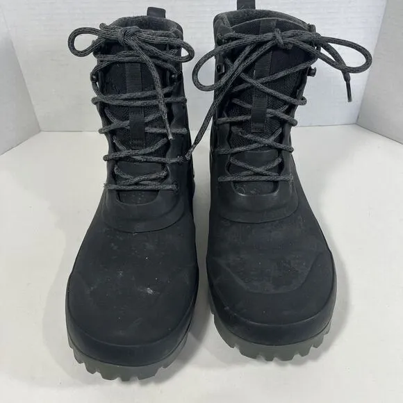BOGS ARCATA LACE Black Rubber‎ Waterproof Snow Outdoor Winter Boots Men's 11