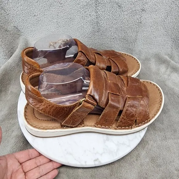 Born Shoes Mens Size 10 Brown Leather Sandals *NWOT*