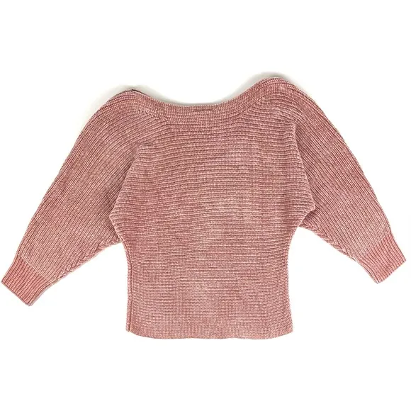 Boston Proper Pale Pink Soft Slouchy Sweater